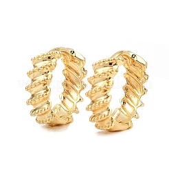 Латунные серьги-кольца&nbsp;EJEW-G446-03G