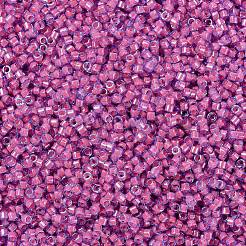 MIYUKIデリカビーズ  シリンダー  日本製シードビーズ  11/0  (db2048) ルミナスピンクタフィー  1.3x1.6mm  穴：0.8mm  約2000PCS /ボトル  10 G /ボトル&nbsp;SEED-JP0008-DB2048