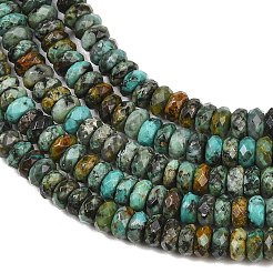 Hebras de cuentas de turquesa africana natural (jaspe)&nbsp;GG-CBAE4D4-A06-01