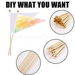 Флаг из полиэстера с бамбуковой ручкой&nbsp;AJEW-WH0314-926