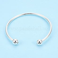 Alliage brassard bracelet pour création de bijoux de style européen&nbsp;PALLOY-Q313-03