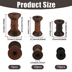 25 bobine vide en bois de 3 styles pour fil&nbsp;TOOL-GL0001-21