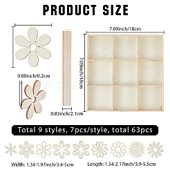 63 шт.&nbsp;WOOD-WH20011-11B