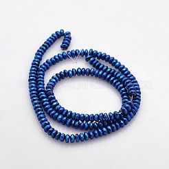 Electroplate non magnetici ematite sintetico fili di perline&nbsp;G-J208B-04