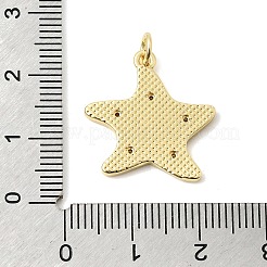 Pendentifs en laiton zircon cubique transparent&nbsp;KK-Z160-18G-02