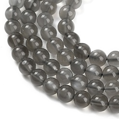 Натуральный черный лунный камень бисер пряди&nbsp;G-L631-A05-6mm