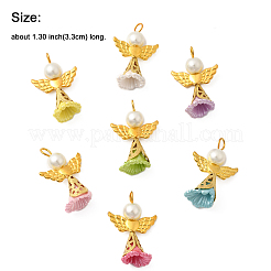 50 шт. подвески из искусственного акрилового жемчуга и стекла&nbsp;PALLOY-JF03940