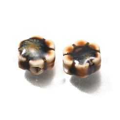 手作りの陶器ビーズ  花  小麦  9.5x10x5~5.5mm  穴：1.8~2.2mm&nbsp;PORC-H013-04-17