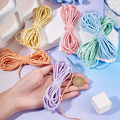 Cordones elásticos de poliéster de 30 m y 6 colores&nbsp;EC-TA0001-07C