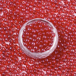 Прозрачные стеклянные бусины&nbsp;SEED-S040-08A-08