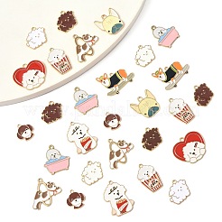 28шт 10 стиля подвески из сплава с эмалью&nbsp;ENAM-FS0003-09