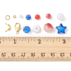 Набор для изготовления ожерелья и браслета ко дню независимости своими руками&nbsp;DIY-FS0004-89