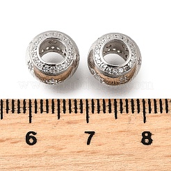 925 стерлингового серебра кубического циркония европейские шарики STER-F061-08P