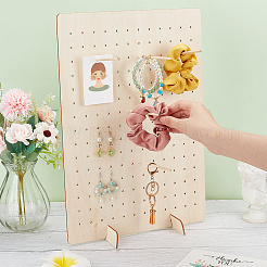 Деревянные вертикальные витрины для серег EDIS-WH0016-047