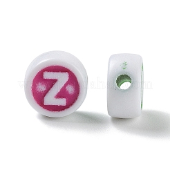 Непрозрачные акриловые бусины в стиле крафт OACR-A027-08