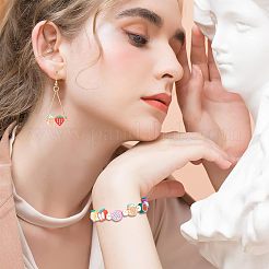 150~180шт 10 стиля ручной работы бусины из полимерной глины CLAY-NB0001-38