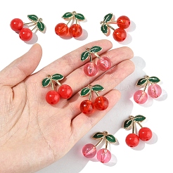 9 шт. 3 стиля подвески из акрила и эмали&nbsp;ENAM-FS0004-72