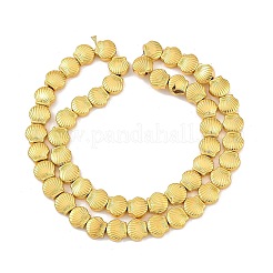 Гальванические нити из синтетических немагнитных гематитовых бусин G-C156-06