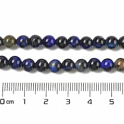 Нити из натуральных бусин тигрового глаза высшего качества G-B133-A02-6MM-01