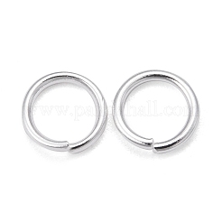 Anelli di salto aperti in ottone placcato a cremagliera&nbsp;LS-KK-O139-18G-S