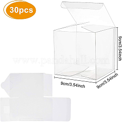 Прозрачная пластиковая ПВХ коробка подарочная упаковка CON-BC0006-13A