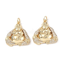 Латунные микро проложить кубического циркония подвески&nbsp;KK-E068-VF281