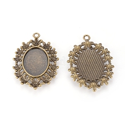 Сеттинги кабошон сплав горный хрусталь кулон&nbsp;PALLOY-J013-AB