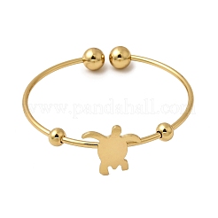 201 браслет-манжета из нержавеющей стали BJEW-Z151-02G-03