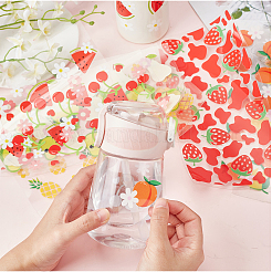 8 Blatt Bügelfolie mit Obstmotiven in 8 Stilen&nbsp;DIY-BC0012-48