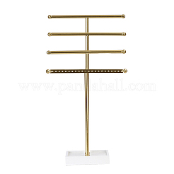 4-ярусные железные т-образные стойки для ювелирных изделий&nbsp;LS-ODIS-C008-03G