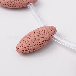 Синтетические бусины из вулканической породы G-N0098-19