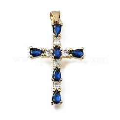 Pendentifs en laiton pavé de zirconiums cubiques de Pâques&nbsp;CU-E002-01A-G