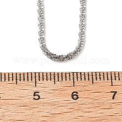 Женские цепочки из нержавеющей стали 304 толщиной 2 мм NJEW-B131-10P