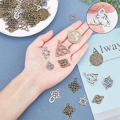 Подвески и соединители из сплава в тибетском стиле TIBEP-SC0001-52