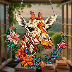 Kits de peinture au diamant girafe&nbsp;PW-WGA08F4-01