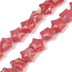 Синтетические бусины из родохрозита G-Z080-A13-8mm