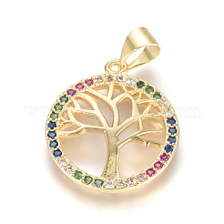 Латунные микро проложить кубического циркония подвески&nbsp;KK-I657-26G