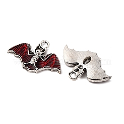 Подвески из эмали из сплава Hallowmas&nbsp;ENAM-K079-01C-AS