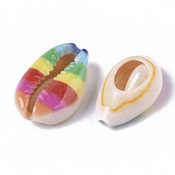 Perle di conchiglia naturale stampate&nbsp;X-SSHEL-R047-01-A05