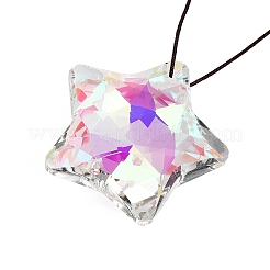 Attrape-soleil en verre étoilé&nbsp;HJEW-Z009-01A-02