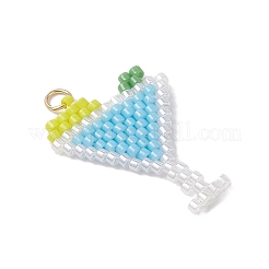 Стеклянные подвески из бисера&nbsp;PALLOY-MZ00913-04