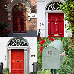 Пластиковые и ПВХ этикетки с номером&nbsp;KY-GF0001-04B