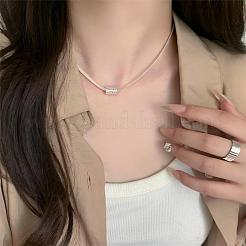 Ожерелья с подвесками из латунной ограненной колонны&nbsp;FS-WG804A2-01