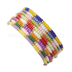 8 шт. браслеты из стеклянных бусин для мужчин и женщин&nbsp;BJEW-MZ00276