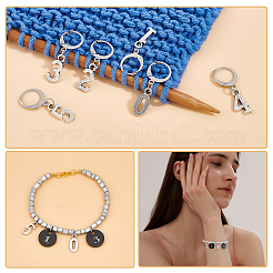 Маркеры петель с подвеской из сплава HJEW-PH01840