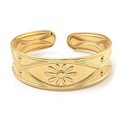 Браслеты-манжеты из нержавеющей стали 304&nbsp;BJEW-P302-08G