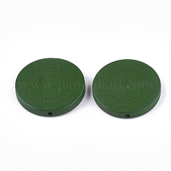 Расписные бусы из натурального дерева WOOD-S049-02A-04