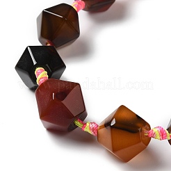 Природный агат бисер нитей G-K334-03B