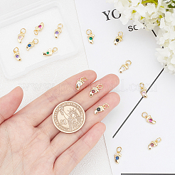 Латунные микро проложить кубического циркония подвески&nbsp;KK-FH0001-73G