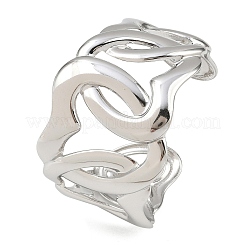 Полые браслеты-манжеты из нержавеющей стали 304 для женщин&nbsp;BJEW-P370-04P